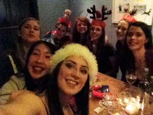 Swimming Christmas meal at The font!