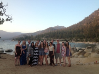 All this years placement students in Reno by the lakeside